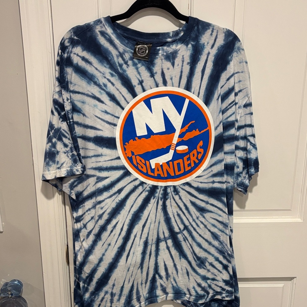 NHL Islanders Blue Tie-Dye Jersey